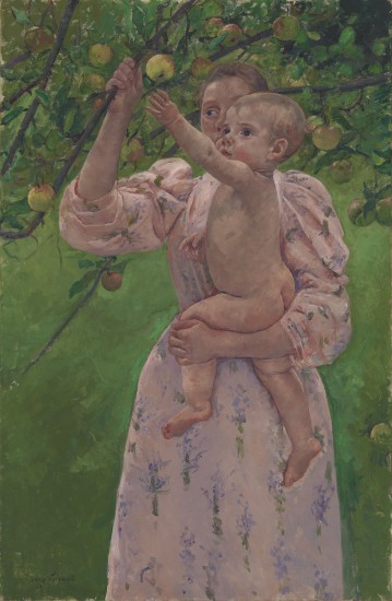 Mary Stevenson Cassatt, Child Picking a Fruit