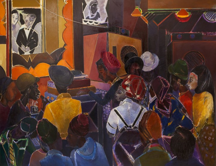 Denzil Forrester. Jah Shaka, 1983. Oil paint on canvas.