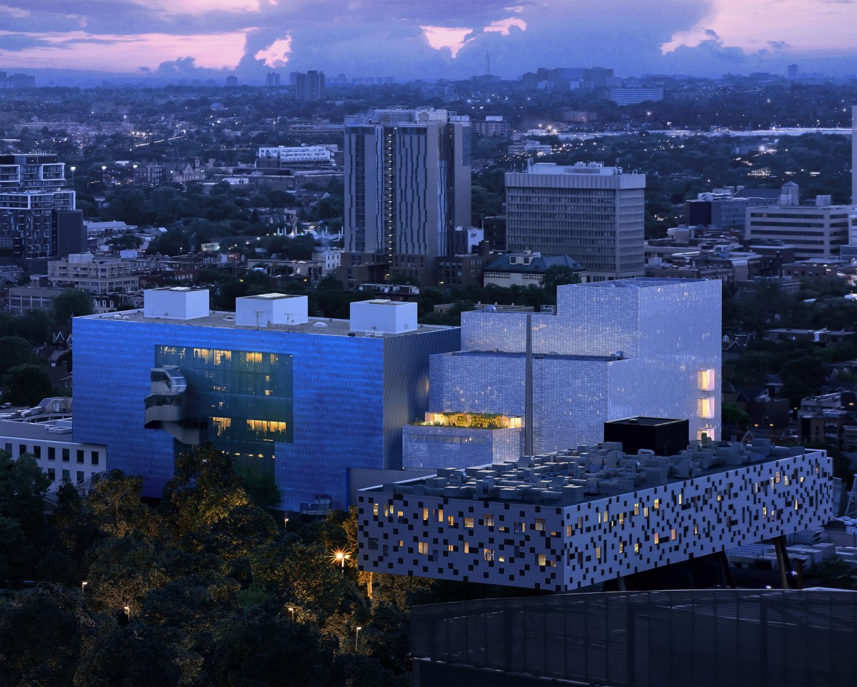 Aerial view of the Dani Reiss Modern and Contemporary Gallery looking northwest.