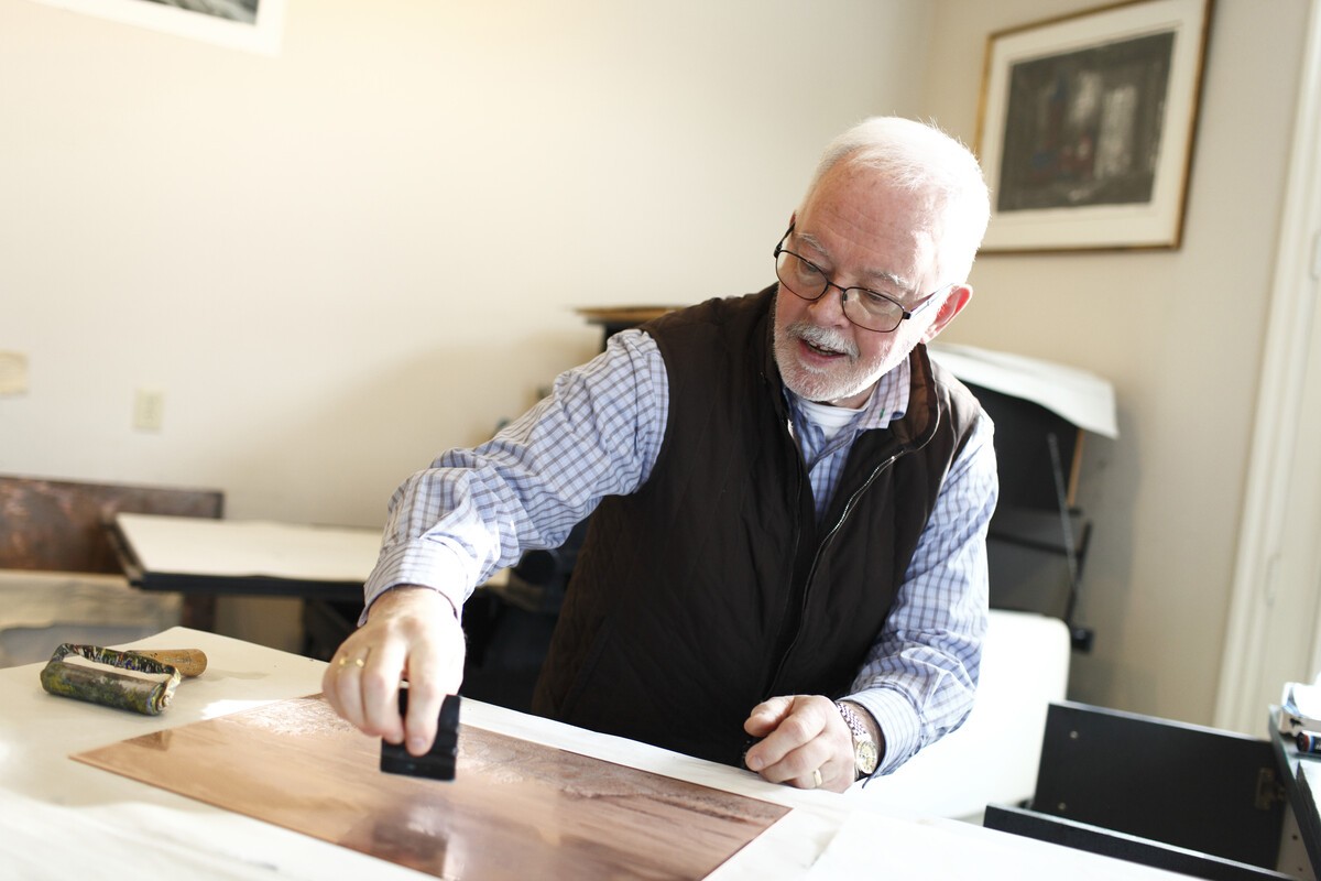 David Blackwood’s studio visit